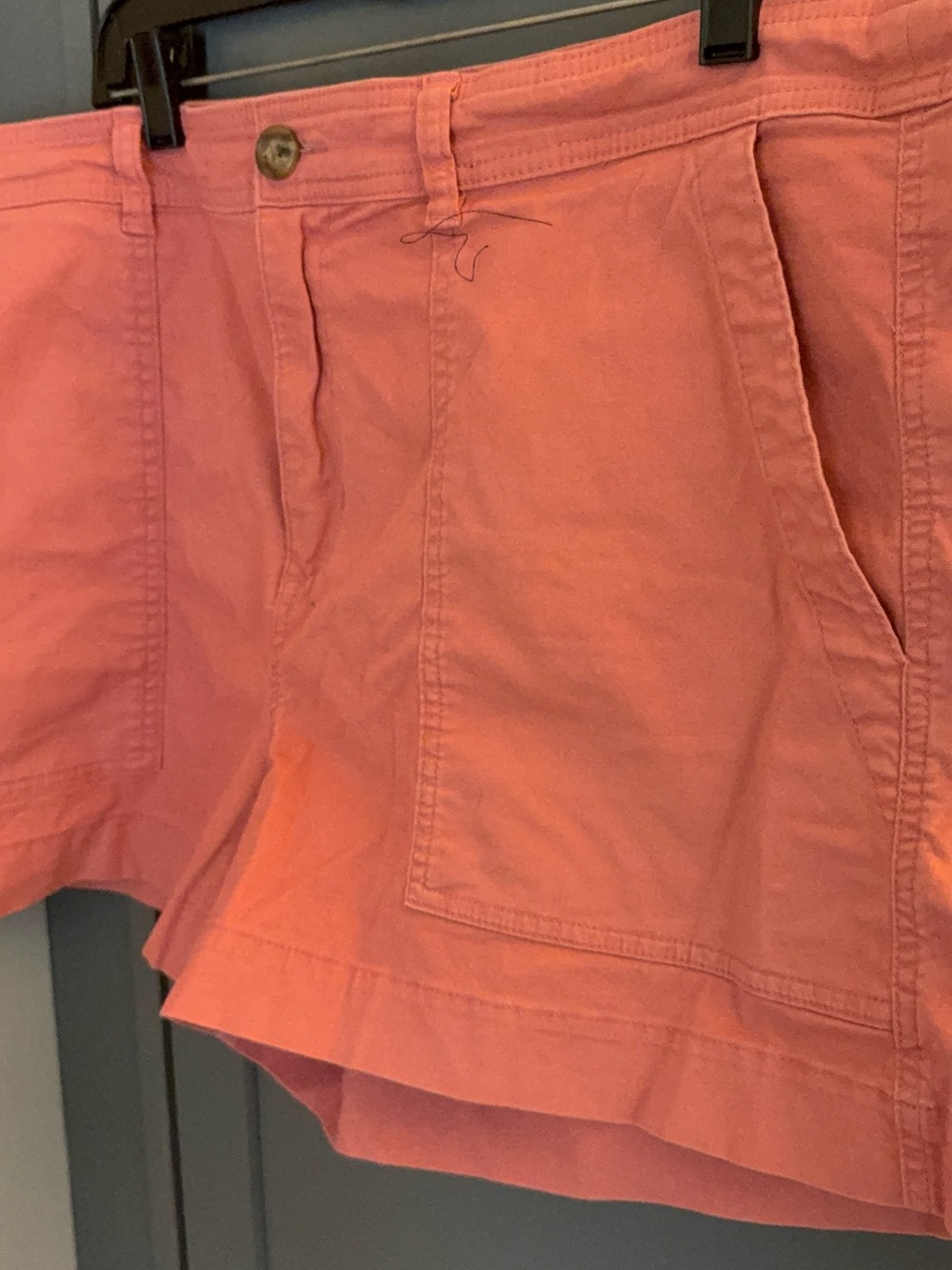 a new day Coral Utility Skort with Front Patch Pockets
